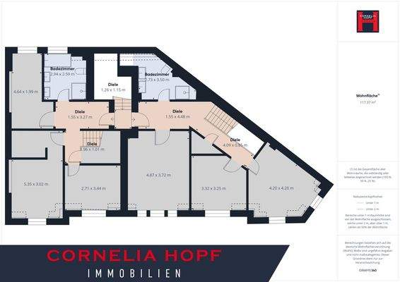 Grundriss 3. OG (linke Seite)