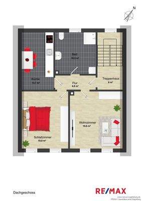 Grundriss Dachgeschoss