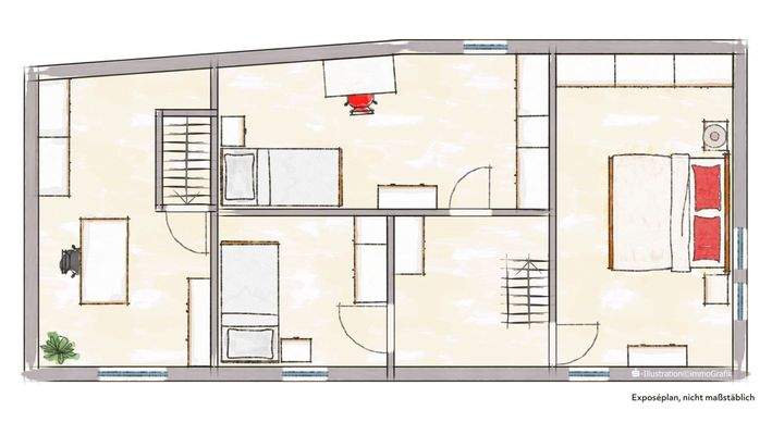 Grundriss Obergeschoss