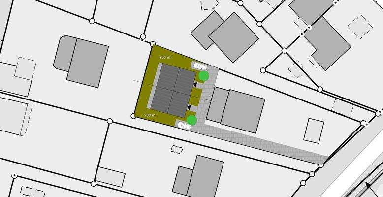 Lageplan Entwurf, DH_