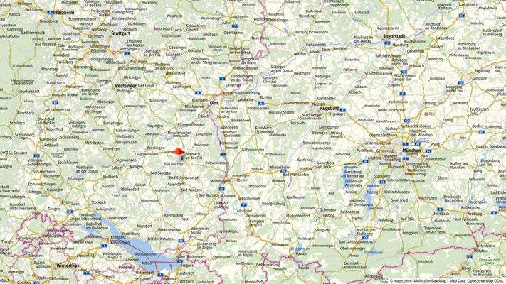 Geolyzer Kartenausschnitt