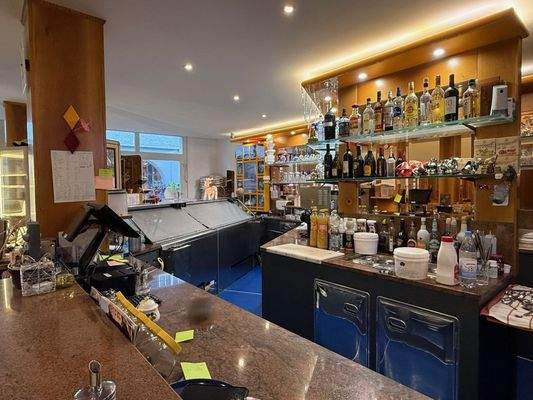 Blick hinter die Theke