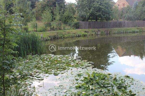 angrenzender Teich
