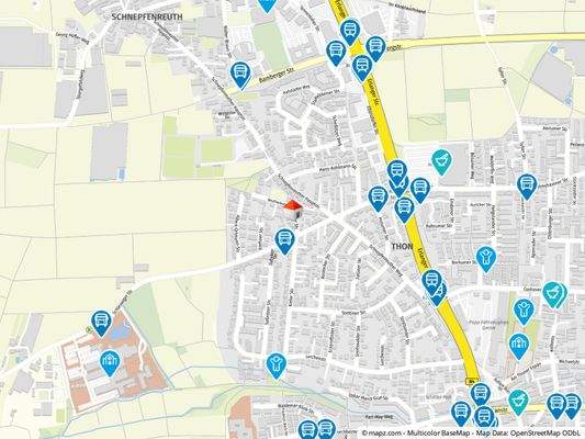 Geolyzer Kartenausschnitt