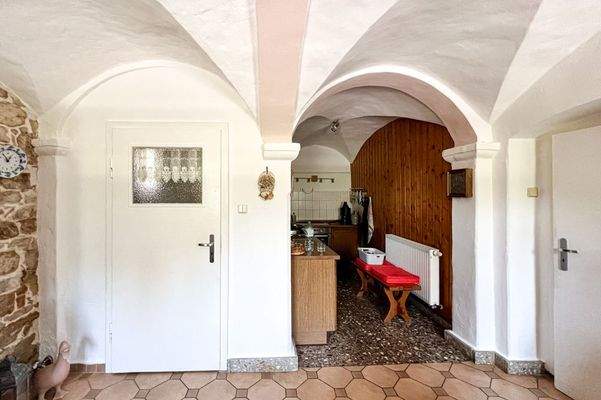 Badezimmerzugang von der Küche