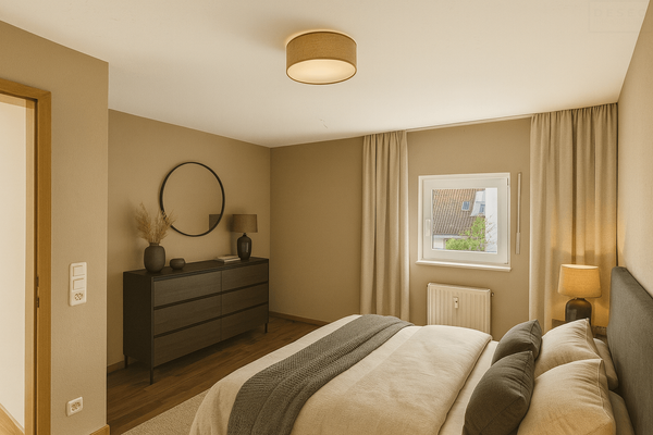 Einrichtungsbeispiel Schlafzimmer