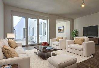 Möbeliertes Wohnzimmer