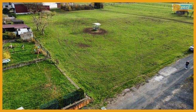 Blick auf das Grundstück