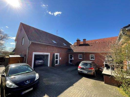 Blick auf das Hinterhaus und Zwischentrakt