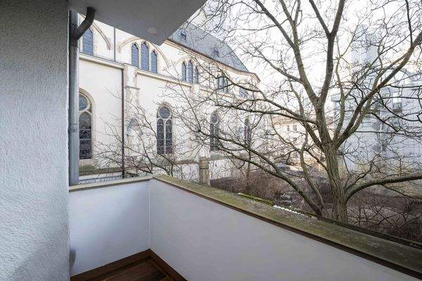 Südwest-Balkon mit Blick in die Natur