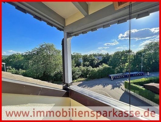 Ausblick vom Balkon