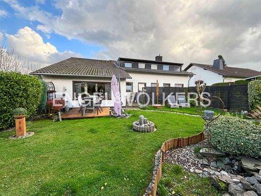 Rückansicht mit Garten