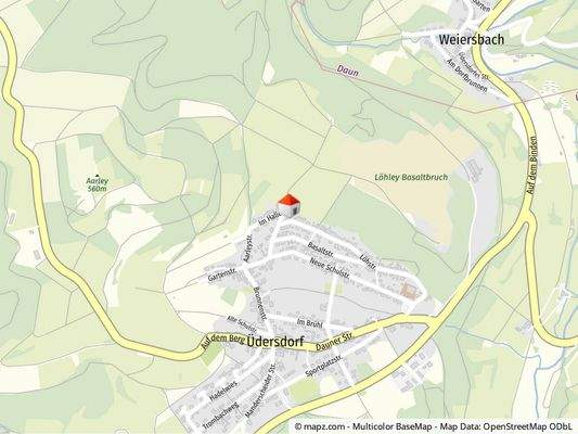 Geolyzer Kartenausschnitt