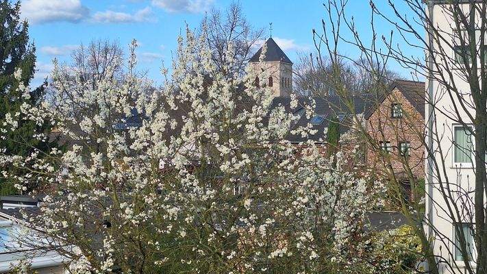 Blick auf Merheimer Kirche 