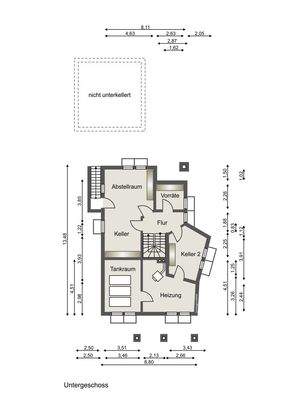 Grundriss Untergeschoss