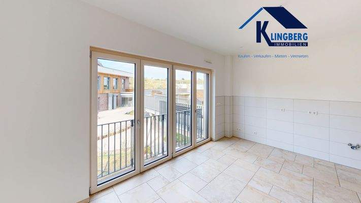 offener Wohn-Küchenbereich