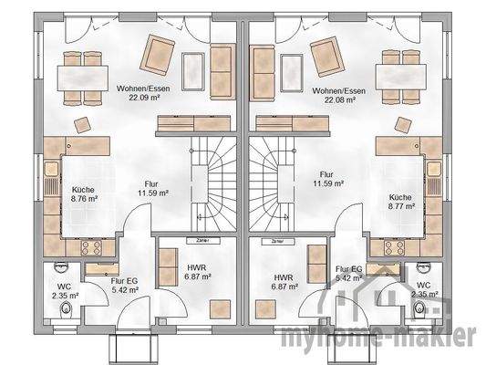 Grundriss EG - beide Seiten