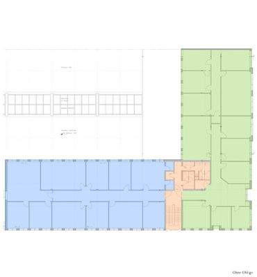 Grundriss linker Flügel