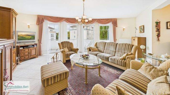 Wohnzimmer mit Ausblick