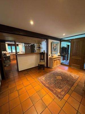 Wohndiele vor der Küche