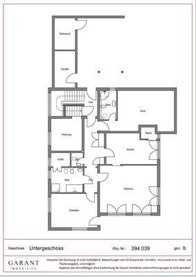 Grundriss Untergeschoss