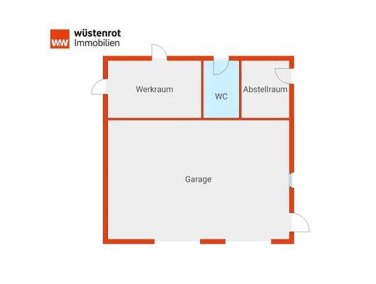 Grundriss Doppelgarage