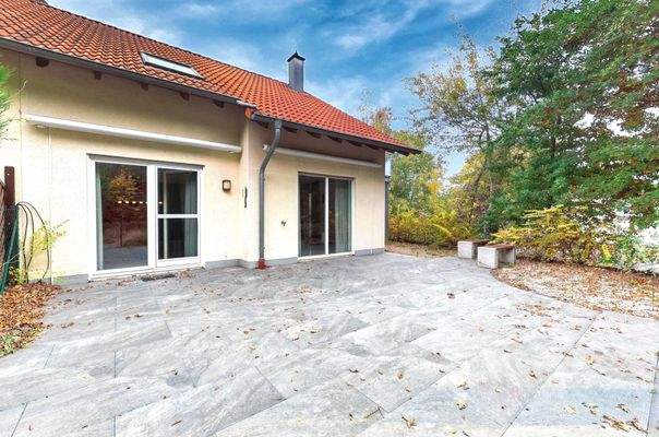 Rückansicht - Terrasse