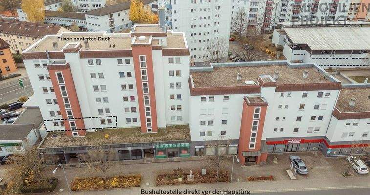 Blick von der Friedrich-Ebert-Str. 14