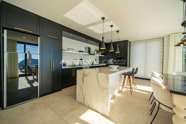 Elegant Villa with Private Pool, Garden and Sea Views in Kalkan