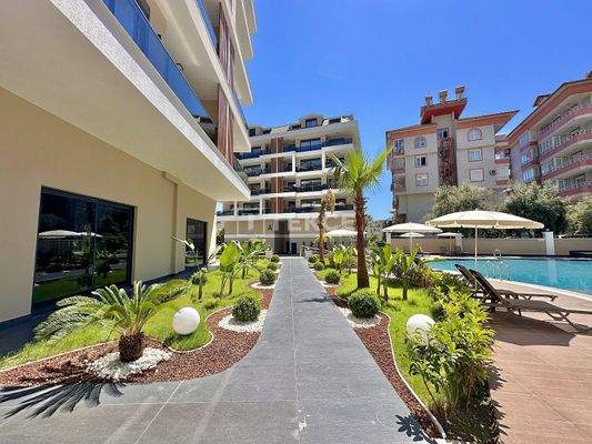 Stylish Flats in a Complex with Pool and Parking in Alanya