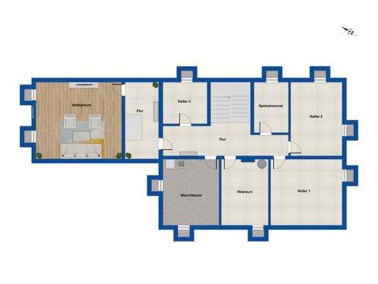 Grundriss - Kellergeschoss