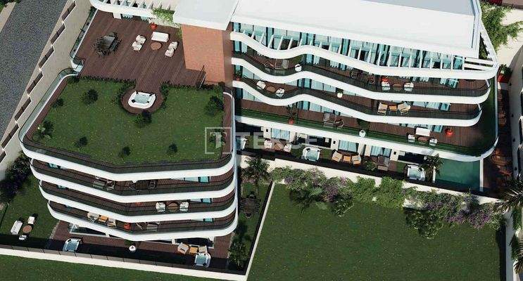 Apartments with Spacious Gardens Near the Sea in Çeşme