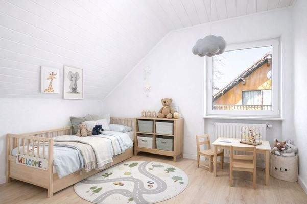 Kind OG virtuelle Renovierung und Möblierung