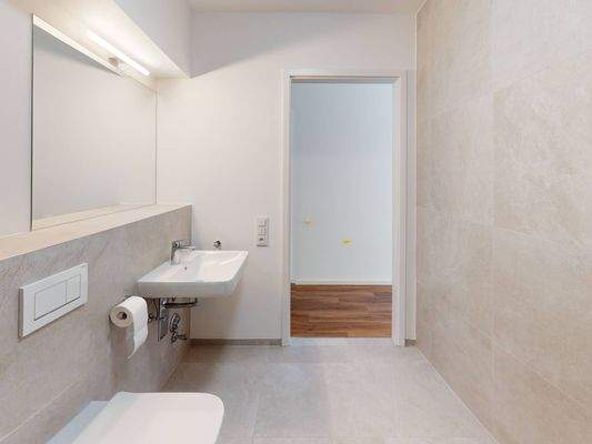 Ansicht I: Badezimmer II