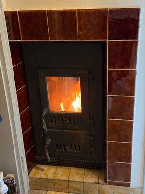 Ofen sorgt für behagliche Wärme