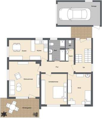 Grundriss Erdgeschoss