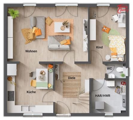 Grundriss EG 5Zimmer