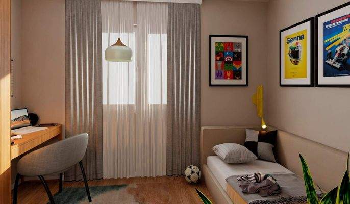 Ein schönes, helles Kinderzimmer