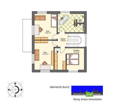 Grundrissbeispiel OG