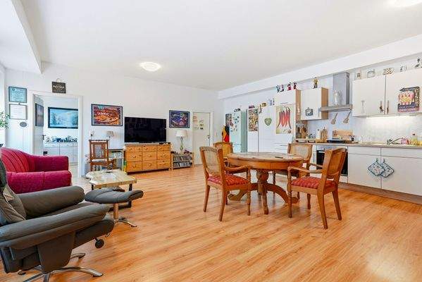 Wohnzimmer, Obergeschosswohnung