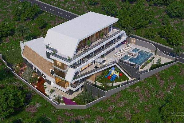 Sea-View Stylish Detached Villa with Private Pool in Alanya