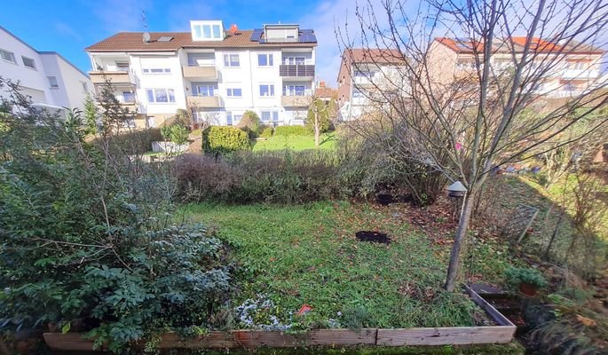 Blick auf Garten