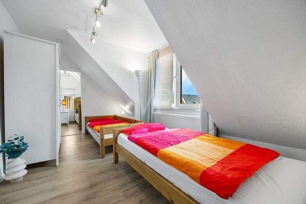 Schlafzimmer Wohnung 1 im Obergeschoss