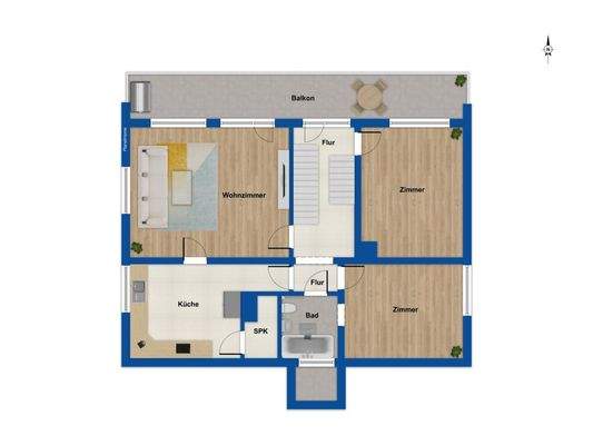 Grundriss Erdgeschosss