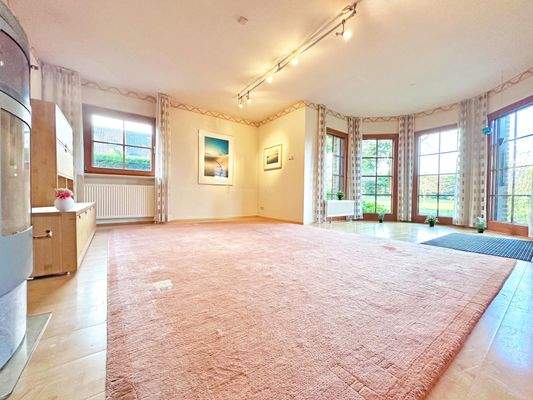 Wohnbereich im Erdgeschoss mit Zugang zum Garten