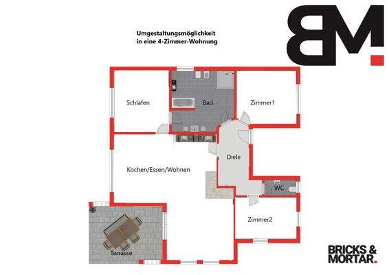 Umgestaltungsmöglichkeit