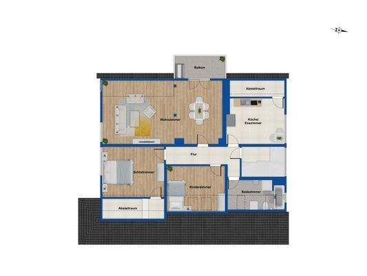 Grundriss 2. Obergeschoss