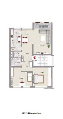 Grundriss OG visualisiert 4059