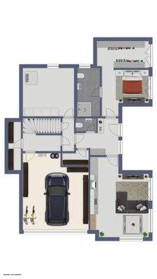 Souterrain mit Einliegerwohnung