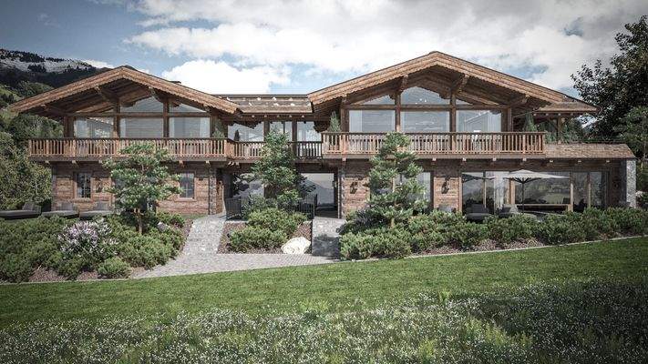 KITZIMMO-Luxusvilla in bester Lage auf der Bichlalm kaufen - Immobilien Kitzbühel.